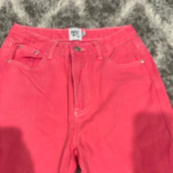 Women's Princess Polly Pink Wide Leg Jeans - Size 4 NWOT - Picture 5 of 9